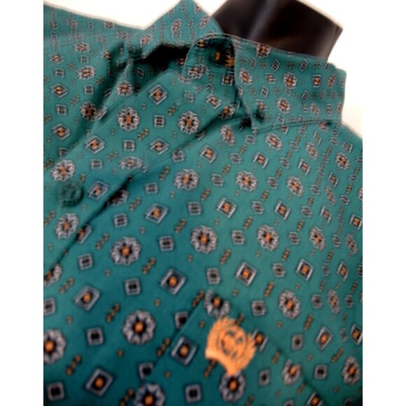 Cinch Men's Size XXL Shirt Long Sleeve Button Down Patterned, Shirt L Sleeve - Picture 7 of 11